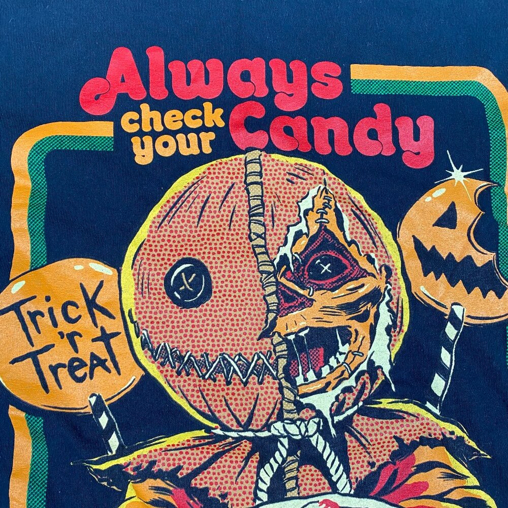 Trick R Treat Always Check Your Candy T-Shirt Men's Size XL - Picture 4 of 9